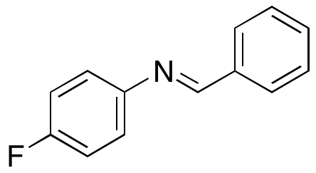 (E)-N-Benzylidene-4-fluoroaniline - Chemical structure and product image
