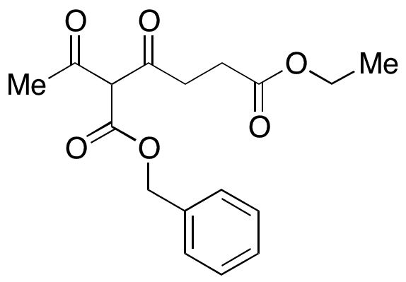 1-Benzyl 6-Ethyl 2-Acetyl-3-oxohexanedioate - Chemical structure and product image