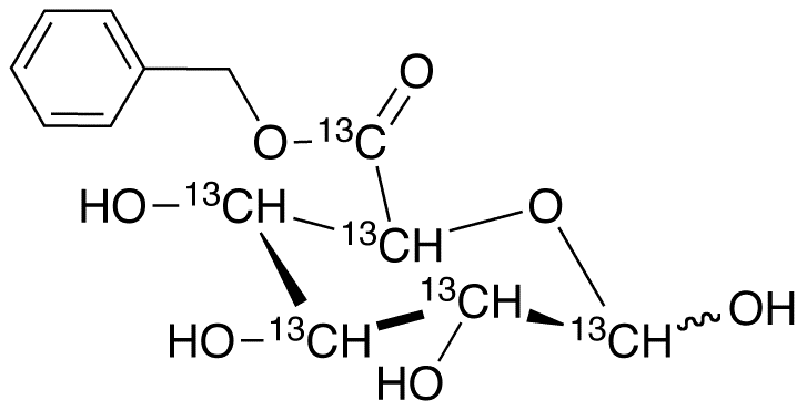 Benzyl D-Glucuronate-13C6 - Chemical structure and product image