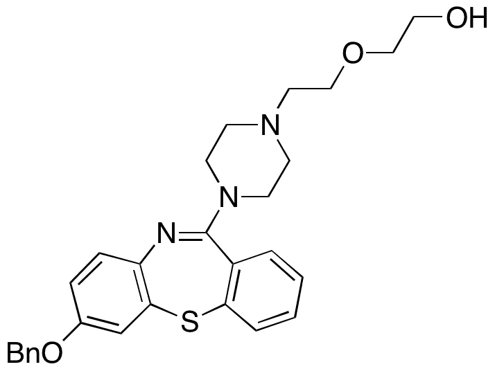 7-Benzyloxy Quetiapine - Chemical structure and product image