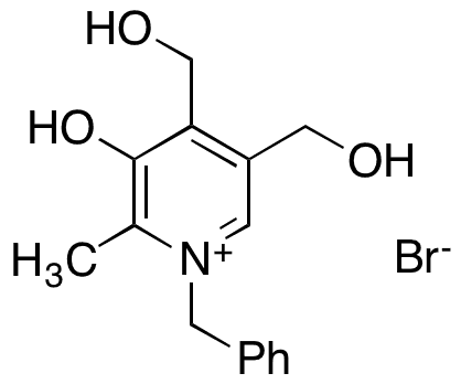 1-Benzyl-3-hydroxy-4,5-bis(hydroxymethyl)-2-methylpyridin-1-ium Bromide - Chemical structure and product image