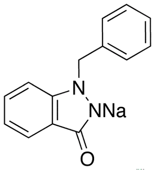 1-Benzyl-3-hydroxy-1H-indazole Sodium Salt - Chemical structure and product image