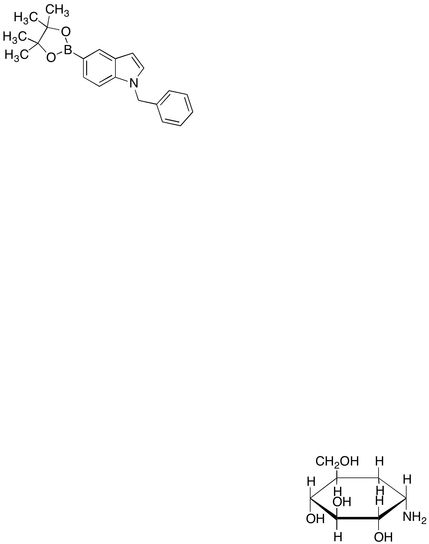 1-Benzylindole-5-boronic Acid Pinacol Ester - Chemical structure and product image