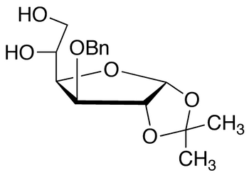 3-O-Benzyl-1,2-O-isopropylidene-alpha-D-glucofuranose - Chemical structure and product image