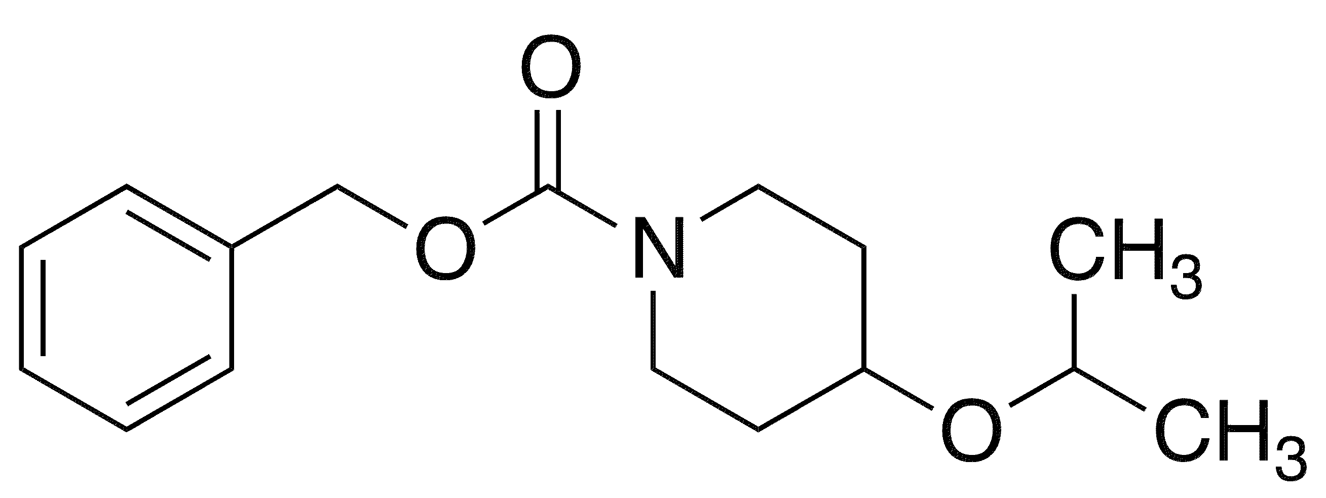 Benzyl 4-isopropoxypiperidine-1-carboxylate - Chemical structure and product image
