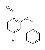 2-(Benzyloxy)-4-bromobenzaldehyde - Chemical structure and product image