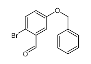 5-(Benzyloxy)-2-bromobenzaldehyde - Chemical structure and product image