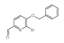 5-(Benzyloxy)-6-bromo-2-pyridinecarbaldehyde - Chemical structure and product image