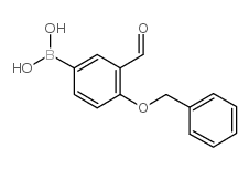 4-Benzyloxy-3-formylphenylboronic Acid - Chemical structure and product image