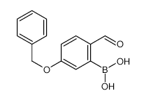 5-(Benzyloxy)-2-formylphenylboronic Acid - Chemical structure and product image
