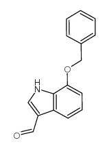 7-Benzyloxyindole-3-carbaldehyde - Chemical structure and product image