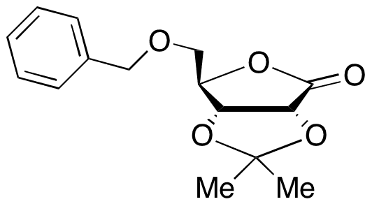 5-O-Benzyl-2,3-O-isopropylidene-D-ribono-1,4-lactone - Chemical structure and product image