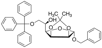 Benzyl 2,3-O-Isopropylidene-6-O-trityl-alpha-D-mannofuranose - Chemical structure and product image