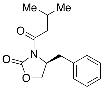 (4S)-4-Benzyl-3-isovaleryloxazolidin-2-one - Chemical structure and product image