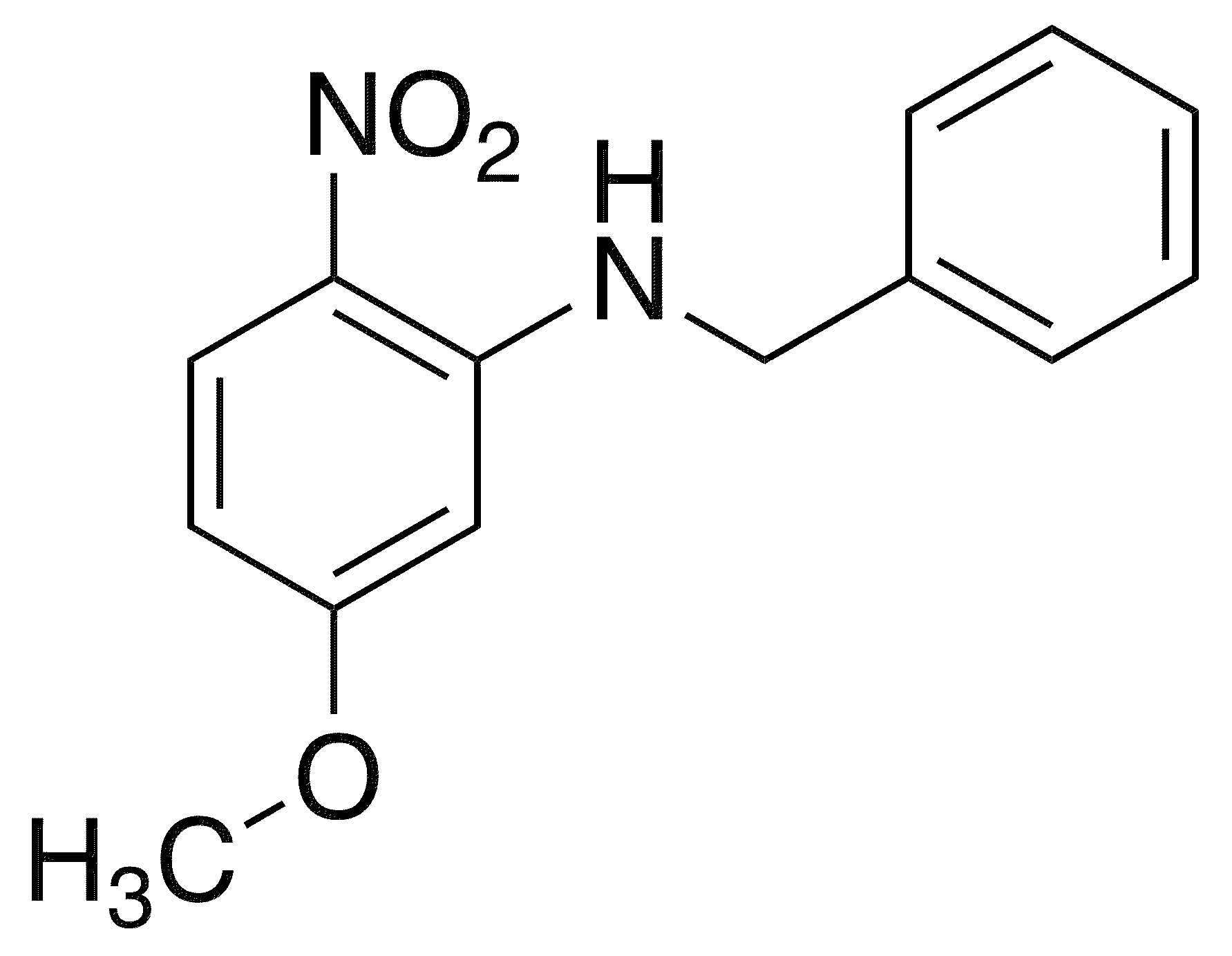 N-Benzyl-5-methoxy-2-nitroaniline - Chemical structure and product image