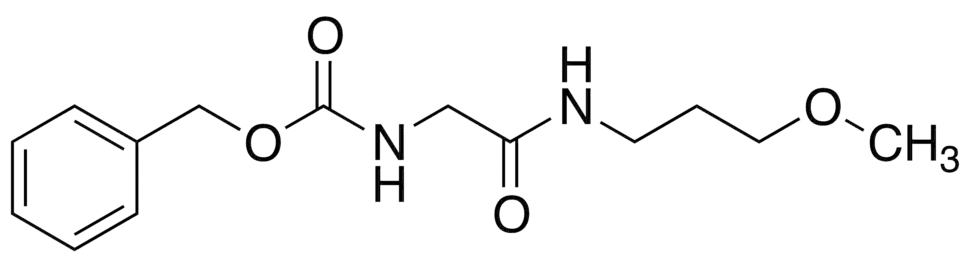 Benzyl N-[(3-methoxypropyl)carbamoylmethyl]carbamate - Chemical structure and product image