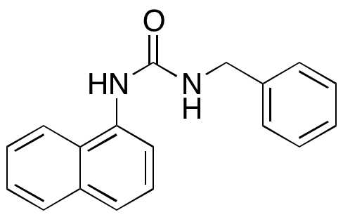 1-Benzyl-3-naphthalen-1-yl-urea - Chemical structure and product image