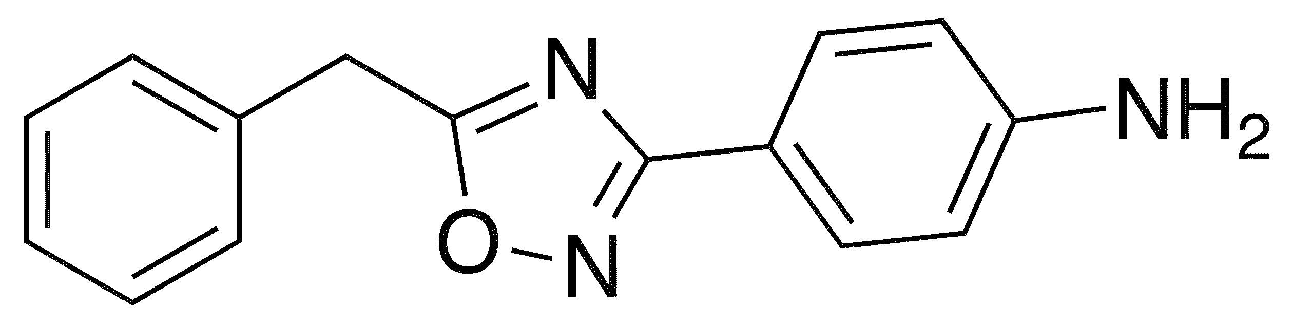 4-(5-Benzyl-1,2,4-oxadiazol-3-yl)aniline - Chemical structure and product image