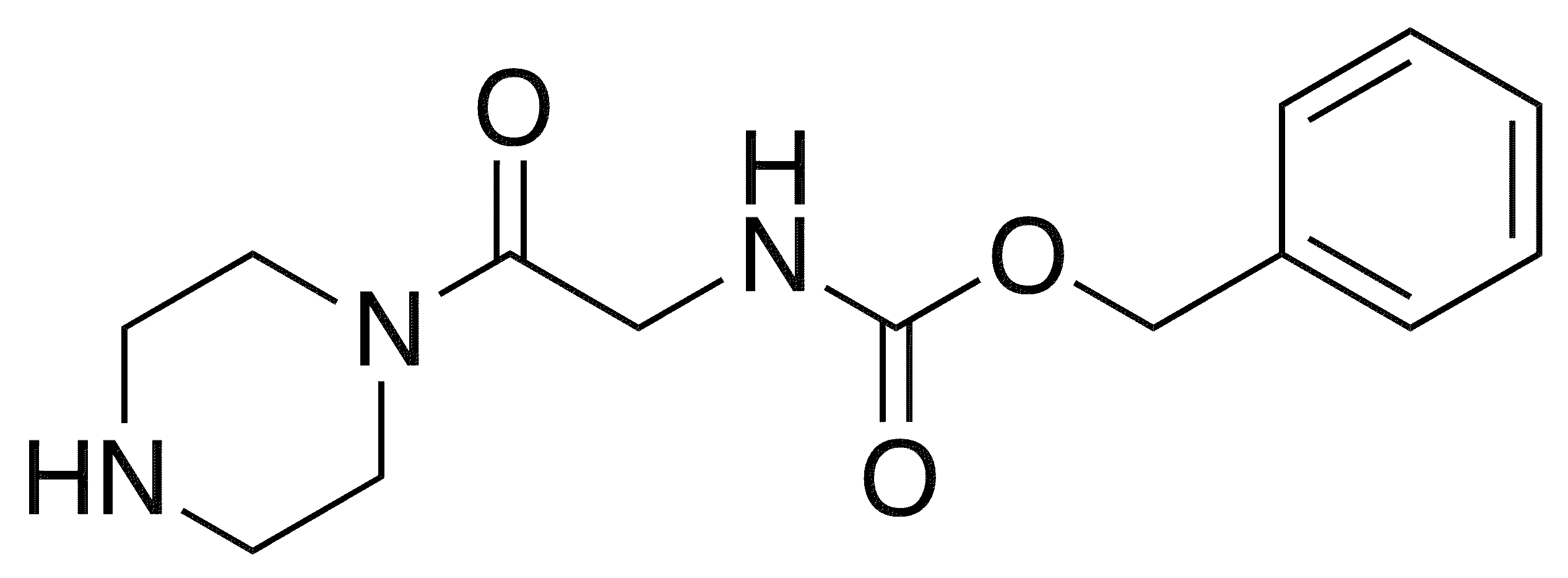 Benzyl N-[2-oxo-2-(piperazin-1-yl)ethyl]carbamate - Chemical structure and product image
