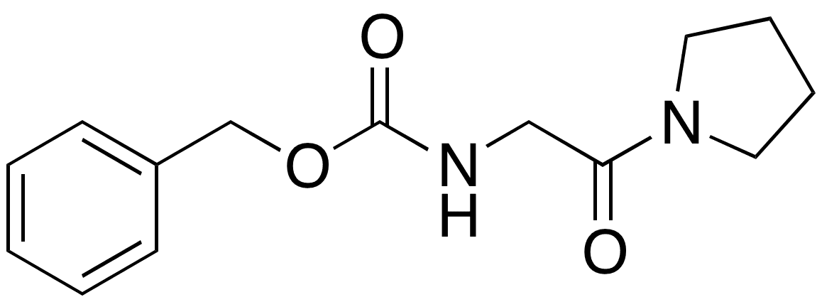 Benzyl 2-oxo-2-(pyrrolidin-1-yl)ethylcarbamate - Chemical structure and product image