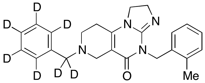 7-Benzyl-4-(2-methylbenzyl)-1,2,6,7,8,9-hexahydroimidazo[1,2-a]pyrido[3,4-e]pyrimidin-5(4H)-one-d7 - Chemical structure and product image