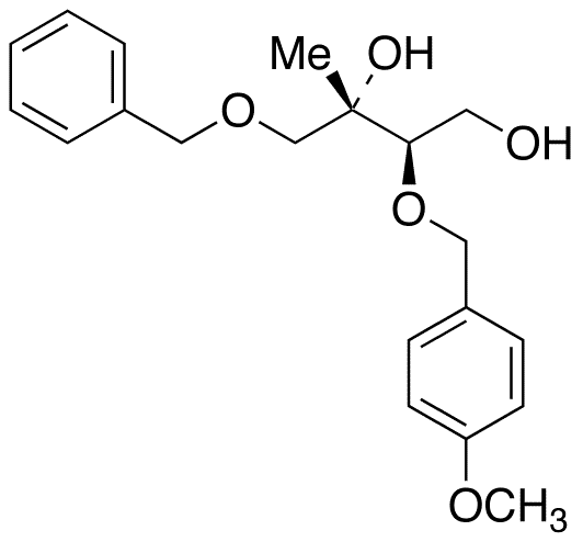 1-O-Benzyl-2-methyl-3-O-(4-methoxyphenyl)methyl-D-erythritol - Chemical structure and product image