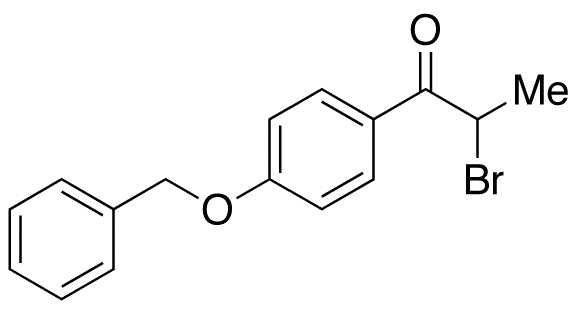 4-(Benzyloxy)-2-bromopropiophenone - Chemical structure and product image