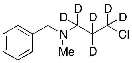 N-Benzyl-N-methyl-3-chloropropyl-d6-amine - Chemical structure and product image