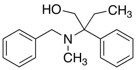 2-(N-Benzyl-N-methyl)amino-2-phenylbutanol - Chemical structure and product image