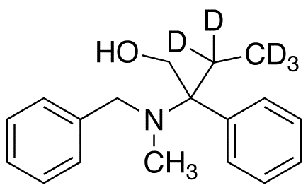 2-(N-Benzyl-N-methyl)amino-2-phenylbutanol-d5 - Chemical structure and product image