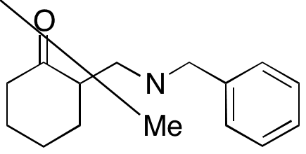2-[(N-Benzyl-N-methyl)aminomethyl]cyclohexanone - Chemical structure and product image
