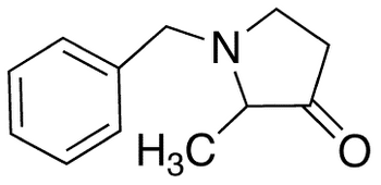 1-Benzyl-2-methyl-3-pyrrolidone - Chemical structure and product image