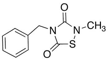 4-Benzyl-2-methyl-1,2,4-thiadiazolidine-3,5-dione - Chemical structure and product image