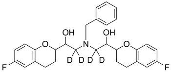 rac N-Benzyl Nebivolol-d4 - Chemical structure and product image