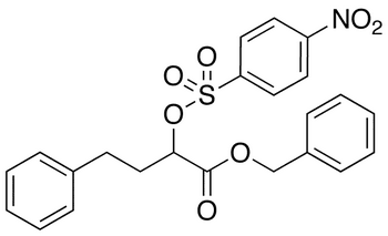 rac Benzyl 2-Nitrobenzenesulfonyloxy-4-phenylbutyrate - Chemical structure and product image