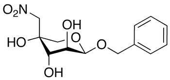 Benzyl 4-C-Nitromethylene-beta-D-arabinopyranoside - Chemical structure and product image