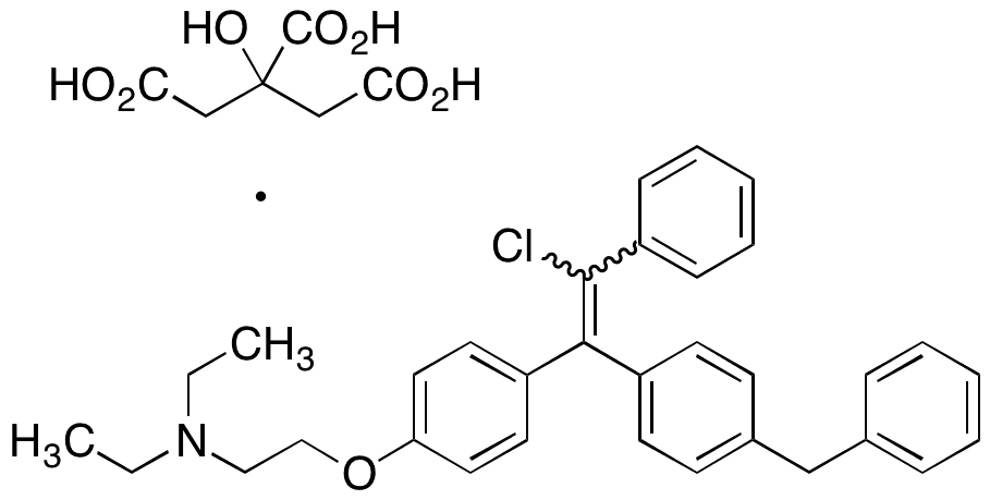 Benzyl Clomiphene Citrate - Chemical structure and product image