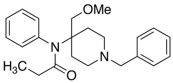 1-Benzyl-4-[N-(1-propanoyl)-N-phenylamino]-4-methoxymethylpiperidine - Chemical structure and product image