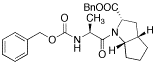1-(2-Benzyloxycarbonylamino-1-oxopropyl)octahydrocyclopenta[b]pyrrole-2-carboxylic Acid Benzyl Ester - Chemical structure and product image