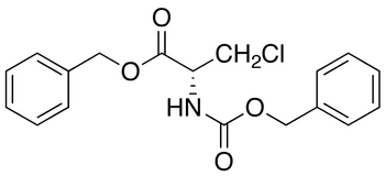 N-(Benzyloxycarbonyl)-L-beta-chloroalanine Benzyl Ester - Chemical structure and product image