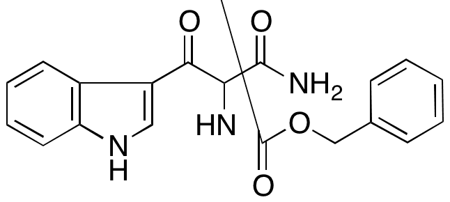 (L)-N-Benzyloxycarbonyl-beta-oxo-tryptophaneamide - Chemical structure and product image