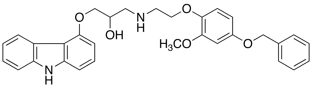 4-Benzyloxy Carvedilol - Chemical structure and product image