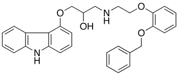 2-O-Benzyloxy-2-O-desmethyl Carvedilol - Chemical structure and product image