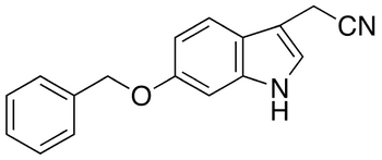 2-(6-Benzyloxyindolyl)acetonitrile - Chemical structure and product image