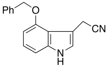 4-Benzyloxyindole-3-acetonitrile - Chemical structure and product image