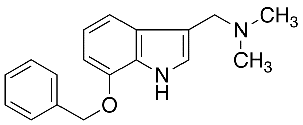 7-Benzyloxygramine - Chemical structure and product image