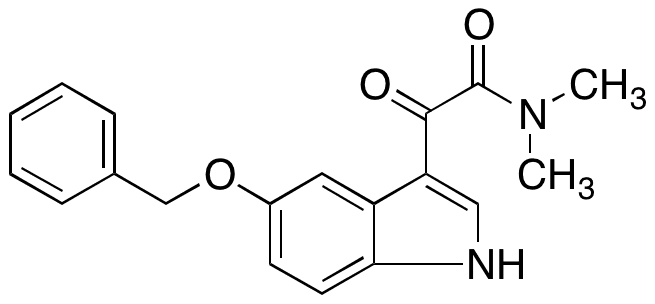 2-(5-Benzyloxy-1H-indol-3-yl)-N,N-dimethyl-2-oxoacetamide - Chemical structure and product image