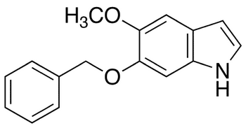 6-Benzyloxy-5-methoxyindole - Chemical structure and product image