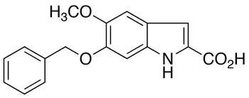 6-Benzyloxy-5-methoxyindole-2-carboxylic Acid - Chemical structure and product image