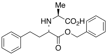N-[1-(S)-Benzyloxycarbonyl-3-phenylpropyl]-L-alanine - Chemical structure and product image